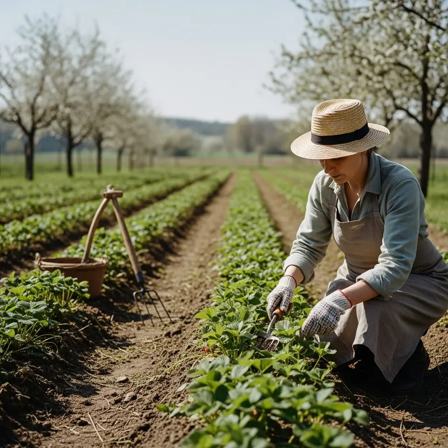 erdbeeren düngen frühjahr