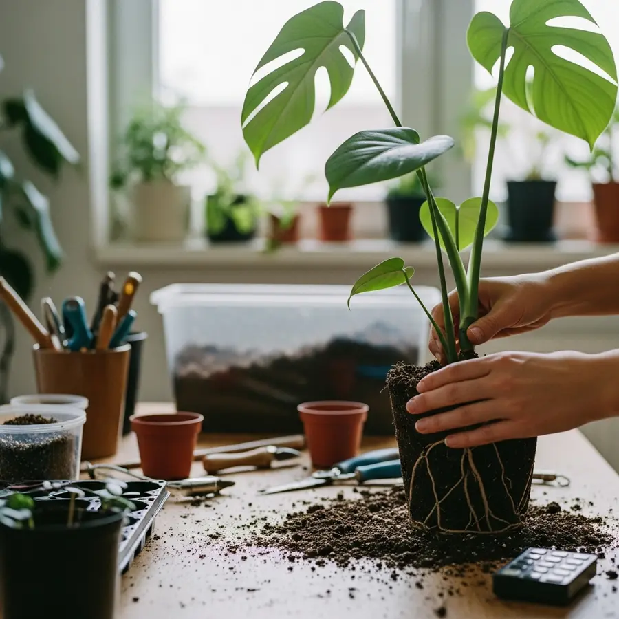 monstera umtopfen