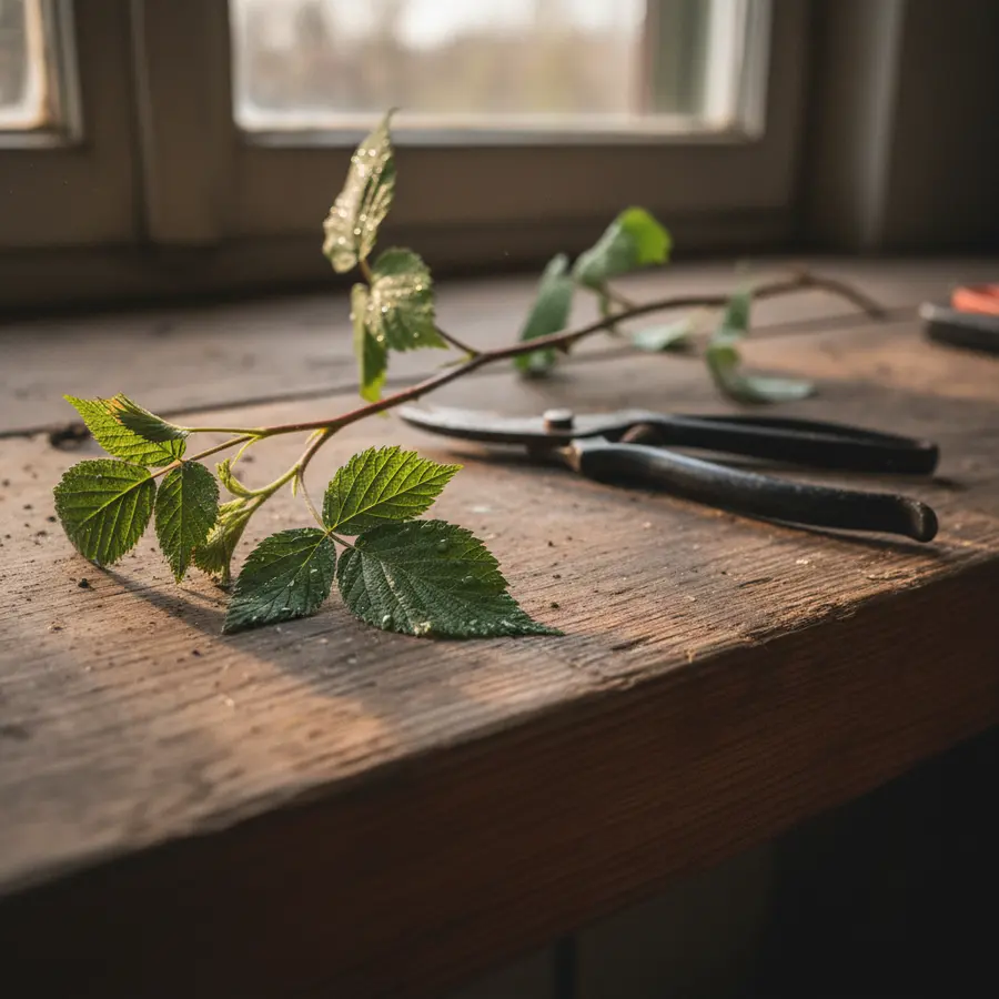 himbeeren schneiden