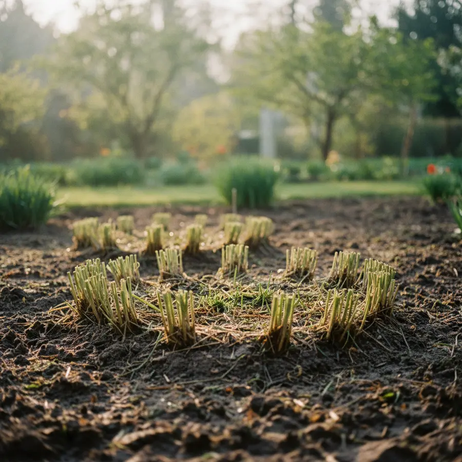 Lampenputzergras: Ratgeber zu Pflege, Schneiden & Überwintern - Photo Lampenputzergras im Frühlingsgarten, bereit für Pflege und Überwinterung