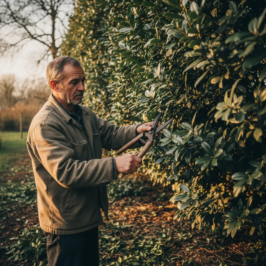 portugiesischer kirschlorbeer schneiden